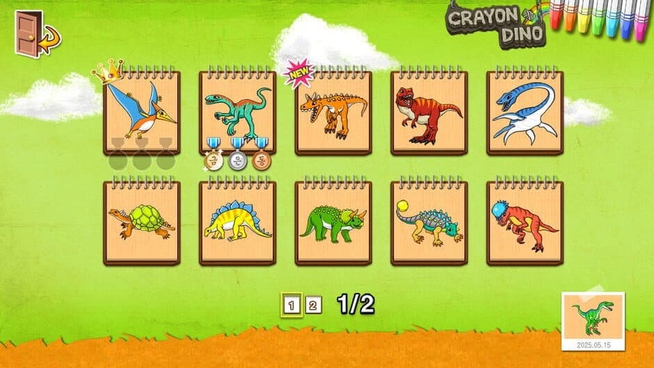 Скриншот 1 из Crayon Dino