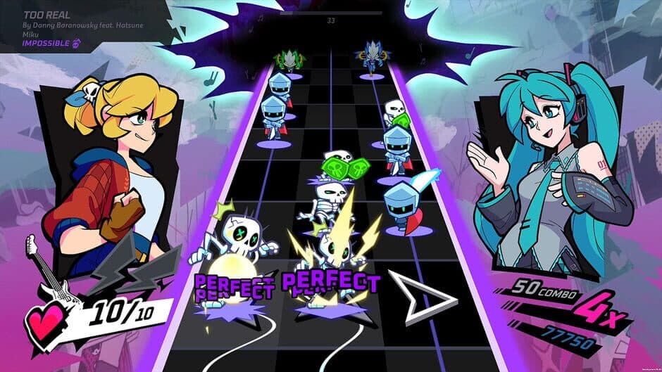 Скриншот 1 из Rift of the NecroDancer: Hatsune Miku - "Too Real"
