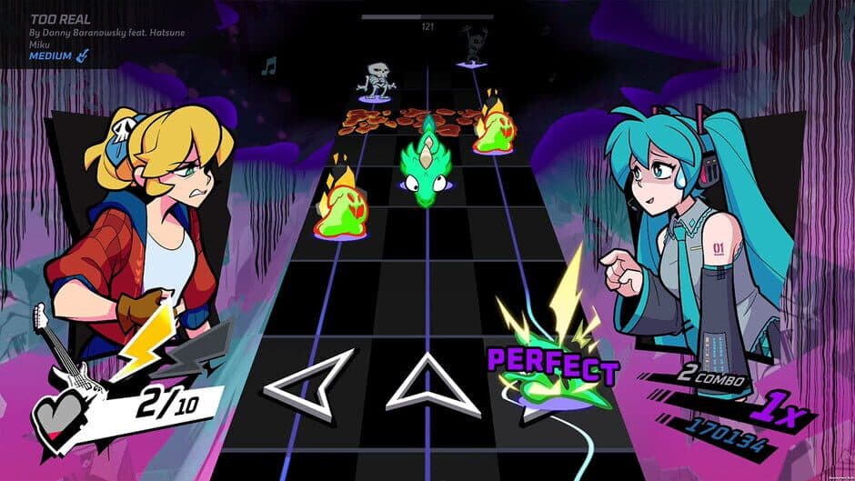 Скриншот 2 из Rift of the NecroDancer: Hatsune Miku - "Too Real"