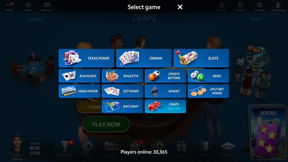 Скриншот 6 из Vegas Craps by Pokerist