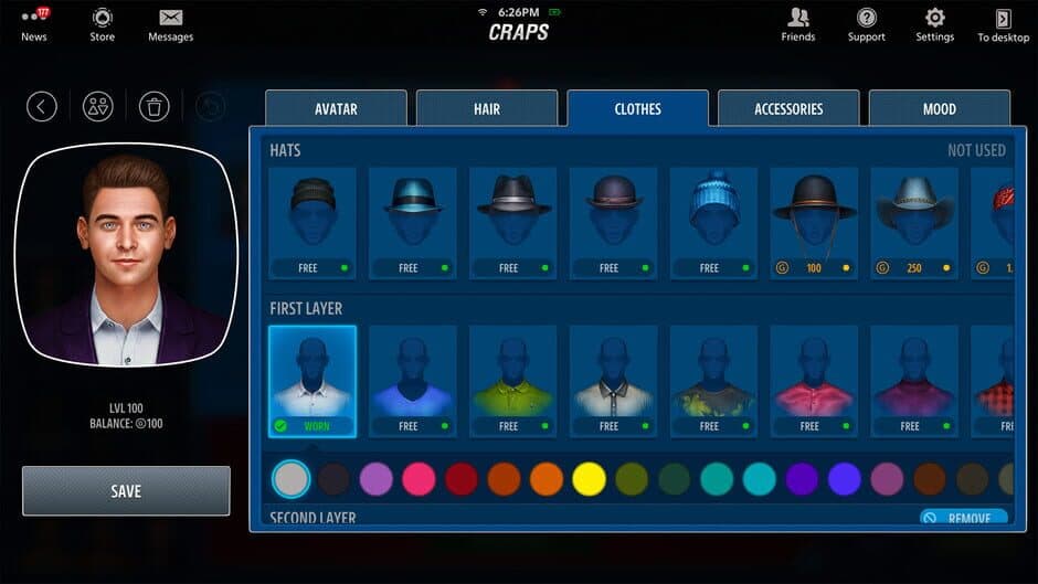 Скриншот 7 из Vegas Craps by Pokerist