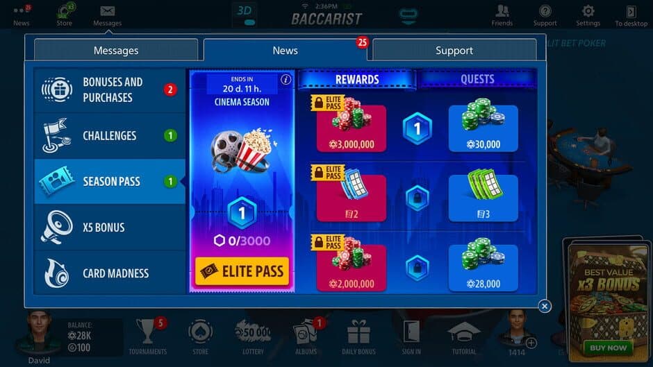 Скриншот 4 из Baccarat Online: Baccarist