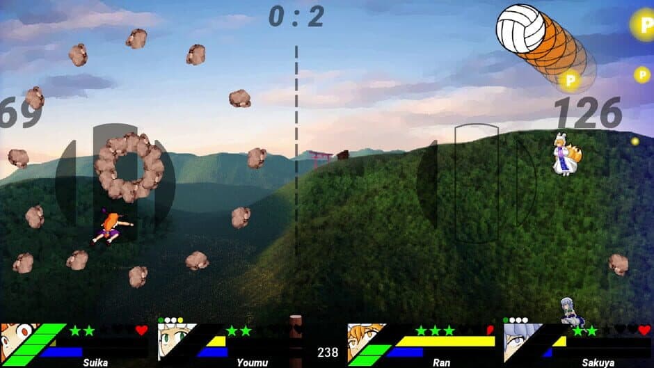 Скриншот 3 из Touhou Volleyball Danmaku