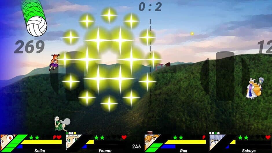 Скриншот 8 из Touhou Volleyball Danmaku