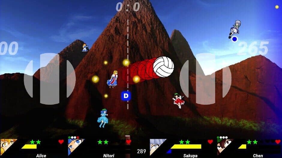 Скриншот 1 из Touhou Volleyball Danmaku