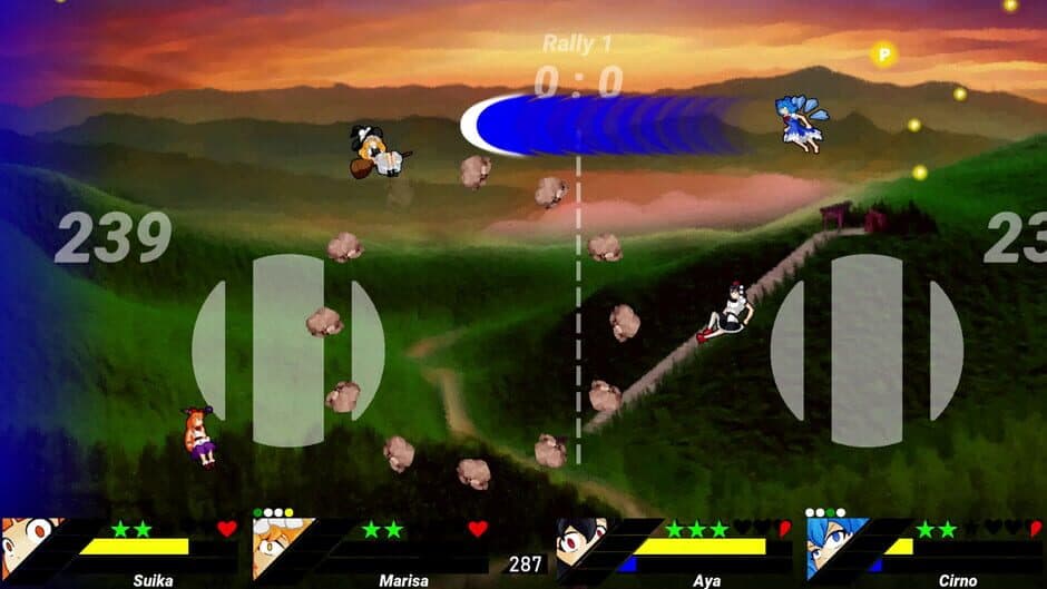 Скриншот 10 из Touhou Volleyball Danmaku