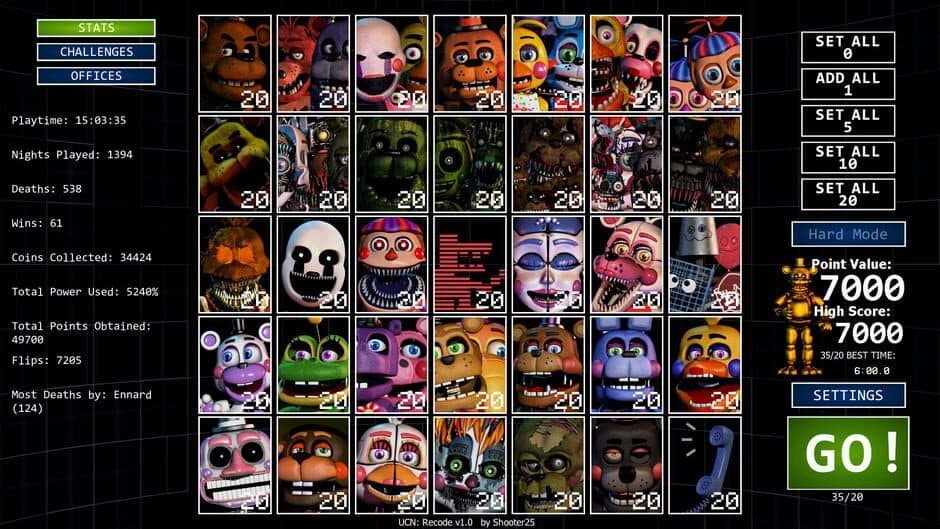 Скриншот 1 из Ultimate Custom Night: Recode