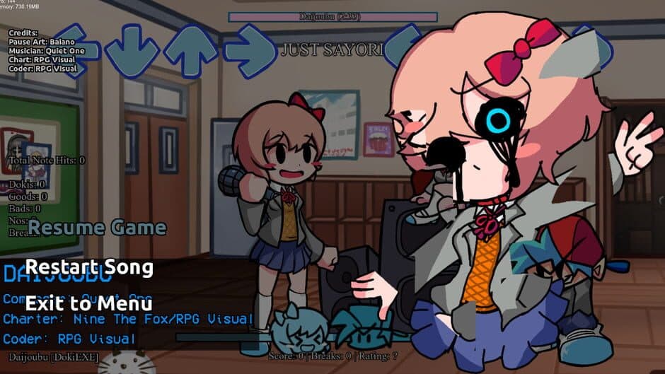 Скриншот 3 из Friday Night Funkin': Just Sayori