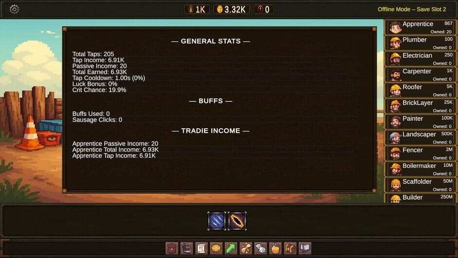 Скриншот 3 из Tradie Tapper