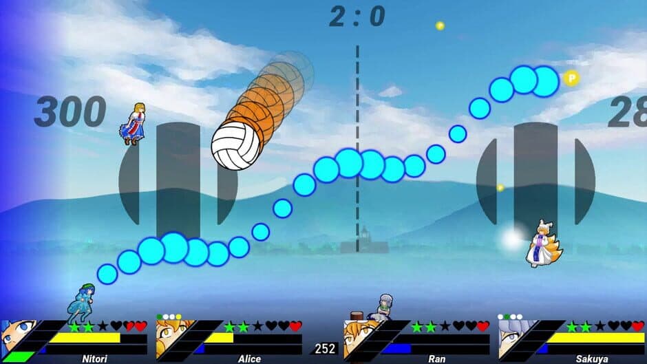 Скриншот 12 из Touhou Volleyball Danmaku