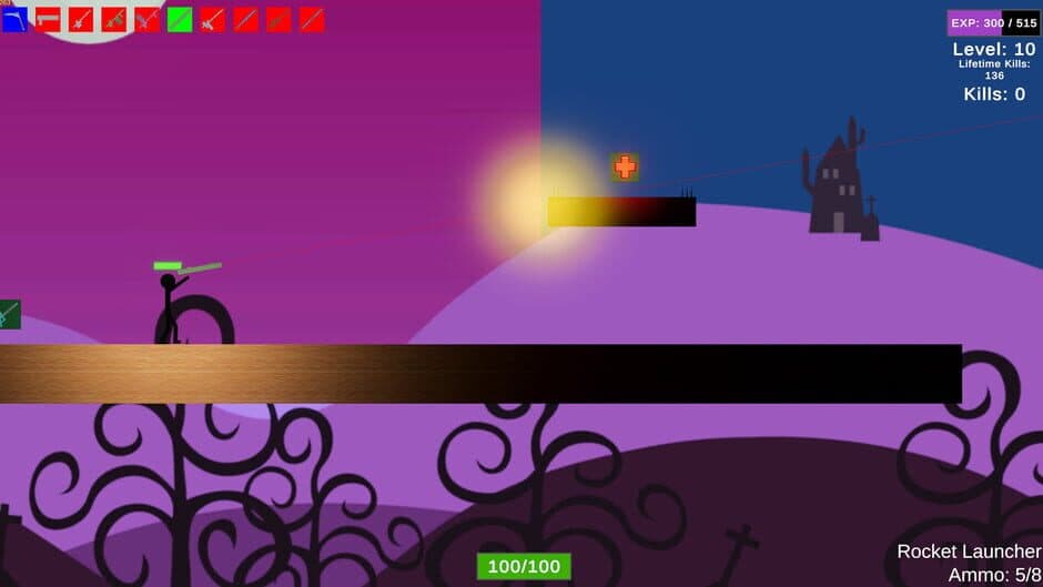 Скриншот 1 из Stick Figure Combat: Rocket Launcher