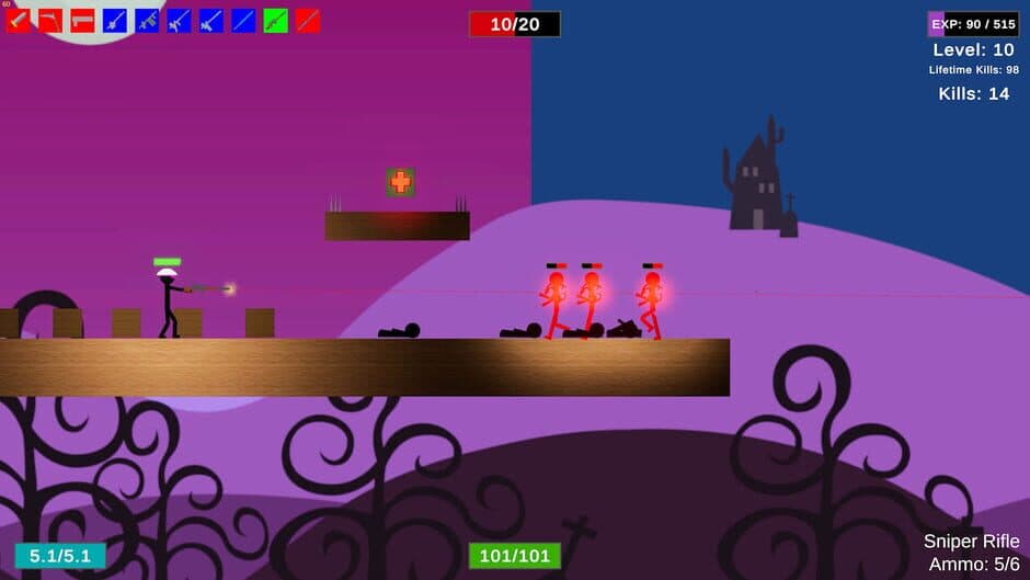 Скриншот 1 из Stick Figure Combat: Sniper Rifle