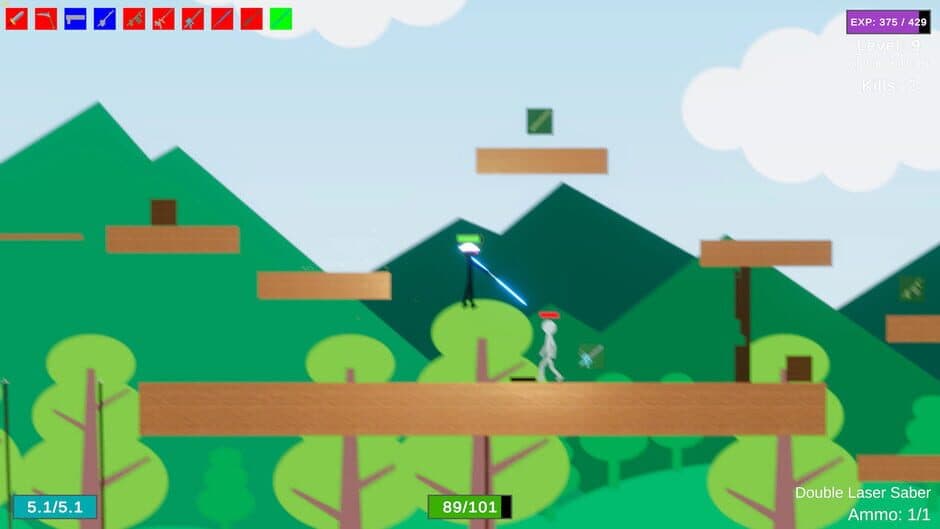 Скриншот 1 из Stick Figure Combat: Double Laser Saber