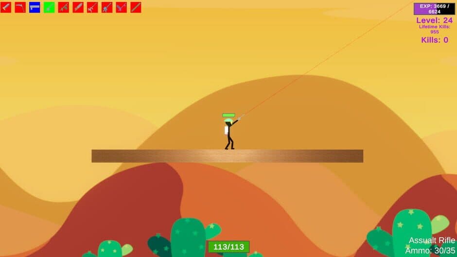 Скриншот 1 из Stick Figure Combat: Jetpack Large