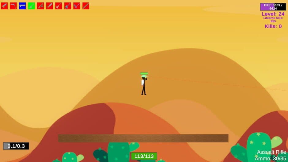 Скриншот 2 из Stick Figure Combat: Jetpack Large