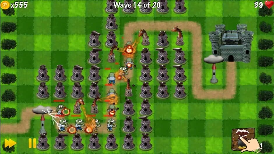 Скриншот 1 из Zombie Tower Shooting Defense