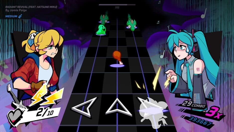 Скриншот 3 из Rift of the NecroDancer: Hatsune Miku - "Radiant Revival"