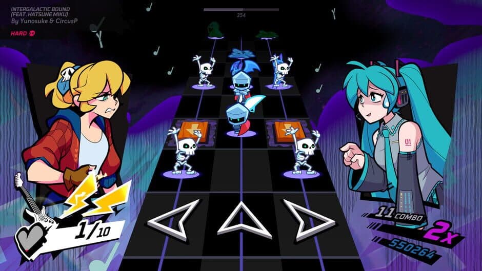 Скриншот 3 из Rift of the NecroDancer: Hatsune Miku - "Intergalactic Bound"