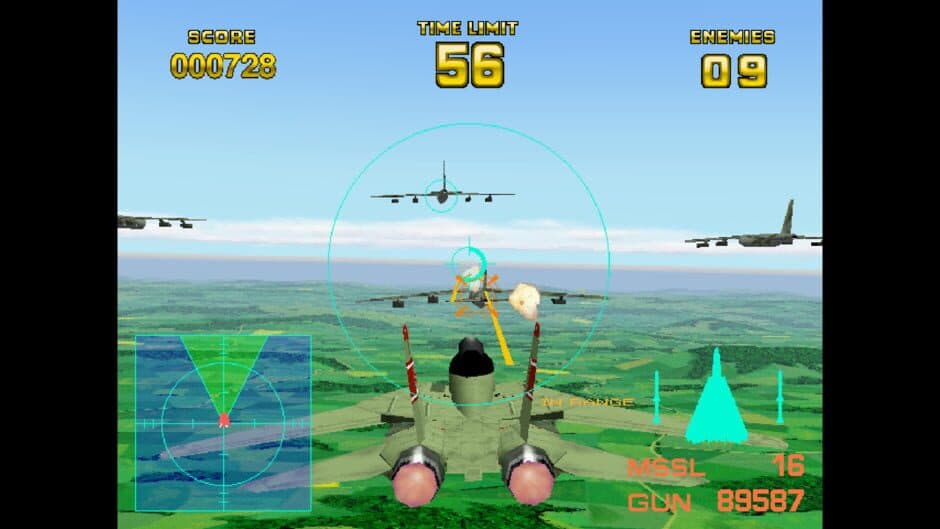 Скриншот 2 из Arcade Archives: Air Combat 22