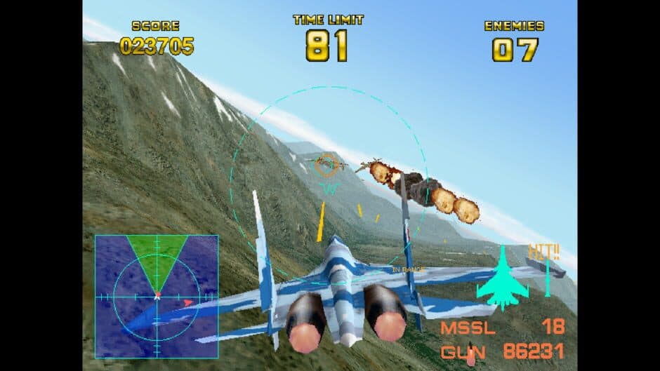 Скриншот 4 из Arcade Archives: Air Combat 22