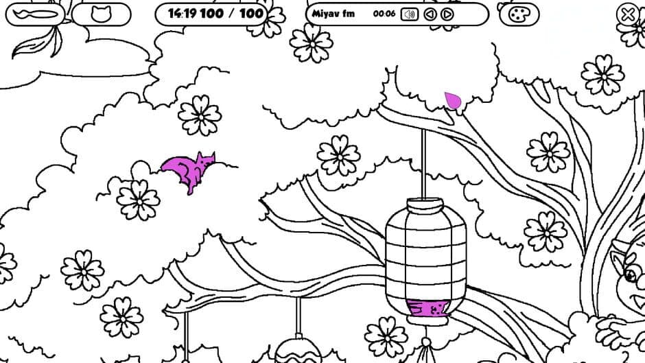 Скриншот 3 из 100 Cats Lost in Japan Find & Color