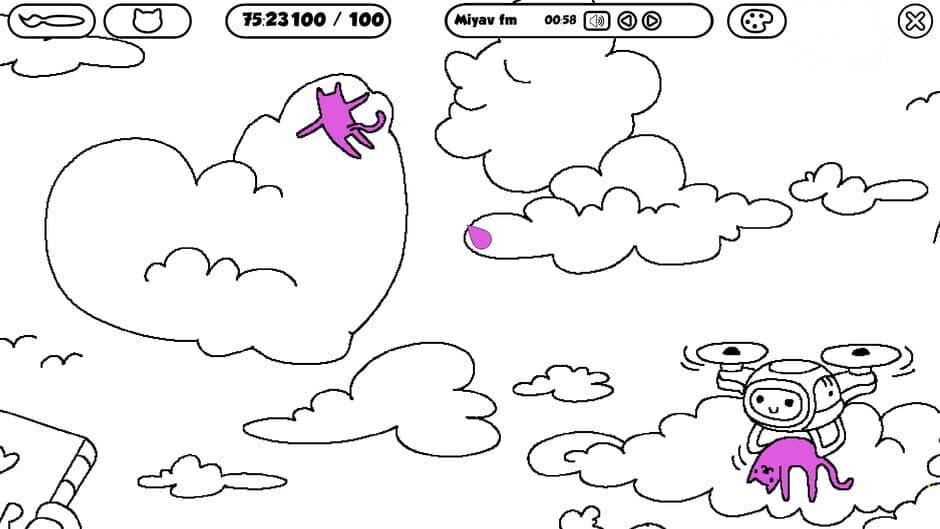 Скриншот 3 из 100 Cats Lost in Poland Find & Color