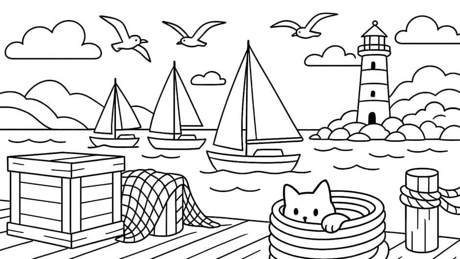 Скриншот 5 из 100 Cats Lost in Canada Find & Color