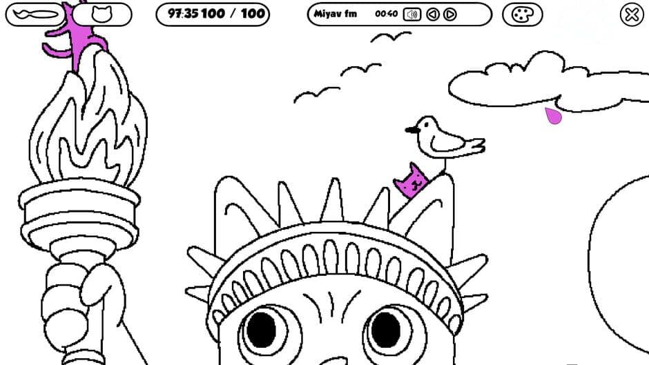 Скриншот 1 из 100 Cats Lost in Usa Find & Color
