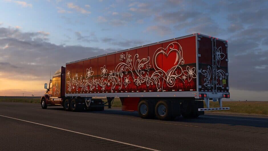 Скриншот 9 из American Truck Simulator: Valentine's Paint Jobs Pack