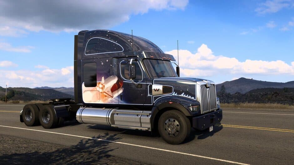 Скриншот 3 из American Truck Simulator: Space Paint Jobs Pack