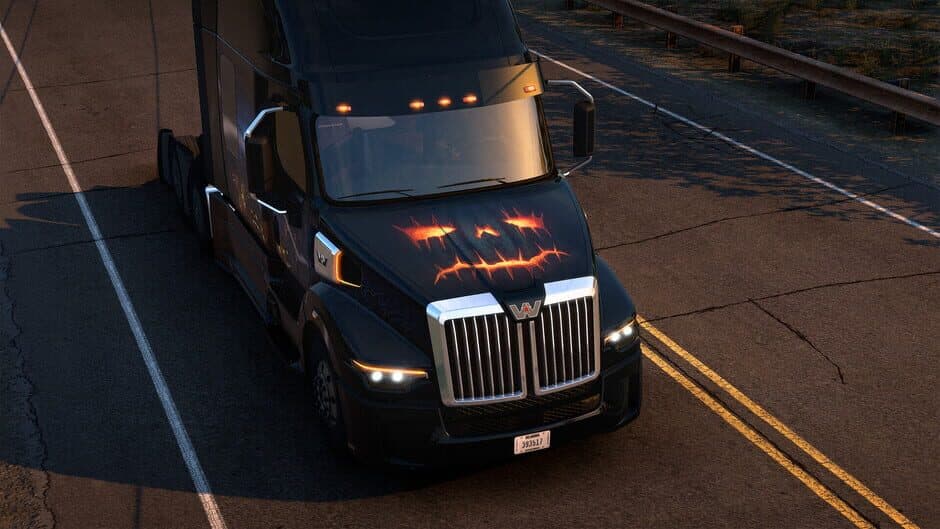 Скриншот 4 из American Truck Simulator: Halloween Paint Jobs Pack