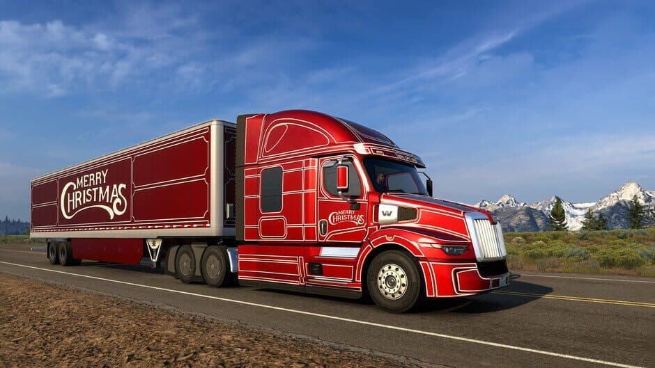 Скриншот 1 из American Truck Simulator: Christmas Paint Jobs Pack