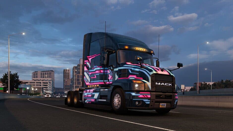 Скриншот 6 из American Truck Simulator: Retrowave Paint Jobs Pack