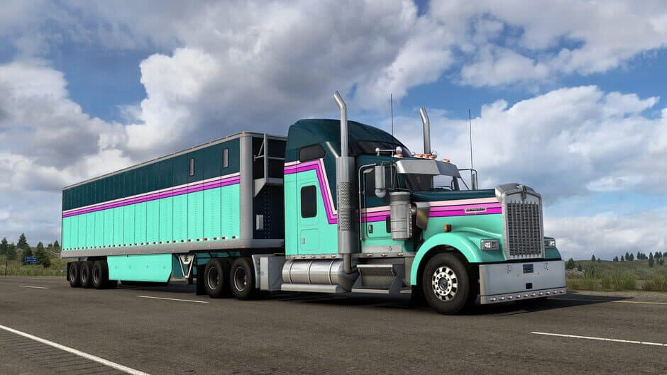 Скриншот 8 из American Truck Simulator: Retrowave Paint Jobs Pack