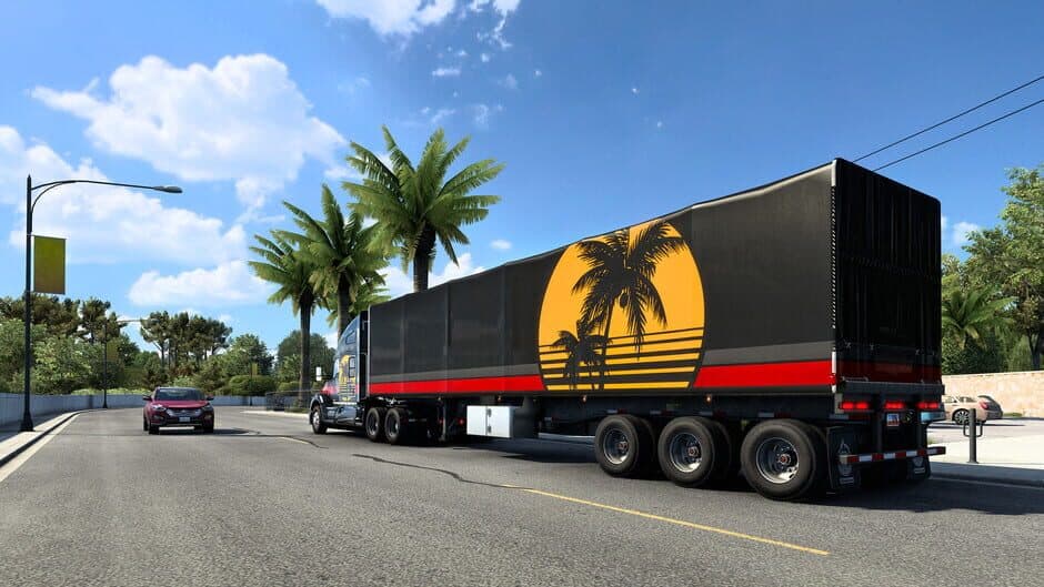 Скриншот 9 из American Truck Simulator: Retrowave Paint Jobs Pack