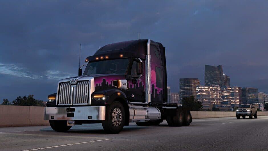 Скриншот 1 из American Truck Simulator: Retrowave Paint Jobs Pack