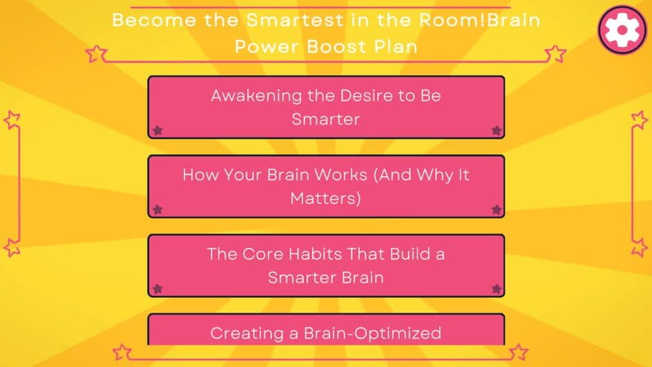 Скриншот 1 из Become the Smartest in the Room! Brain Power Boost Plan