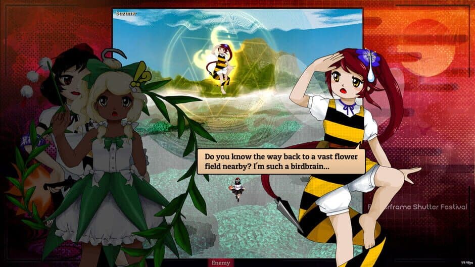 Скриншот 2 из Touhou Kouzougi: Flickerframe Shutter Festival