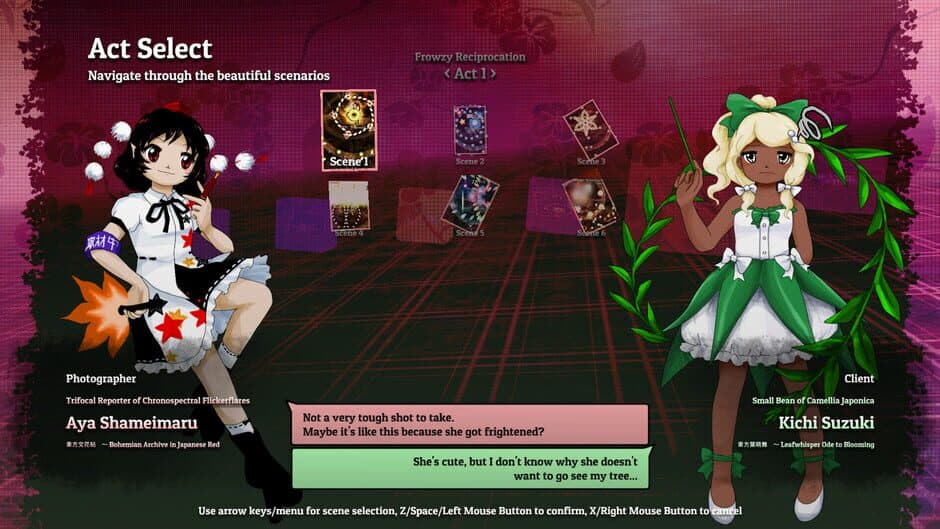 Скриншот 4 из Touhou Kouzougi: Flickerframe Shutter Festival