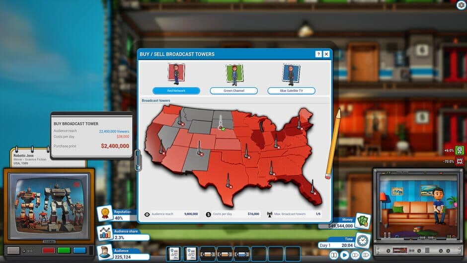 Скриншот 7 из Mad Television Tycoon
