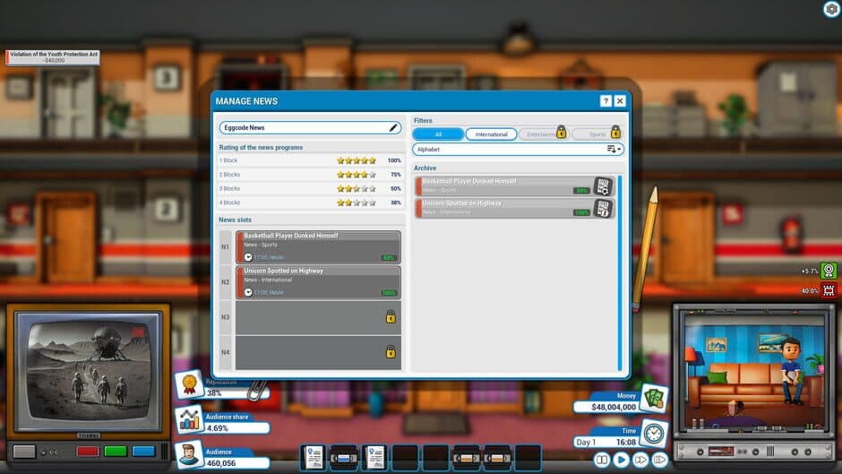 Скриншот 9 из Mad Television Tycoon