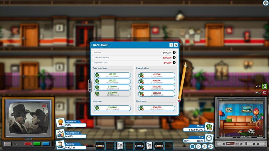 Скриншот 10 из Mad Television Tycoon