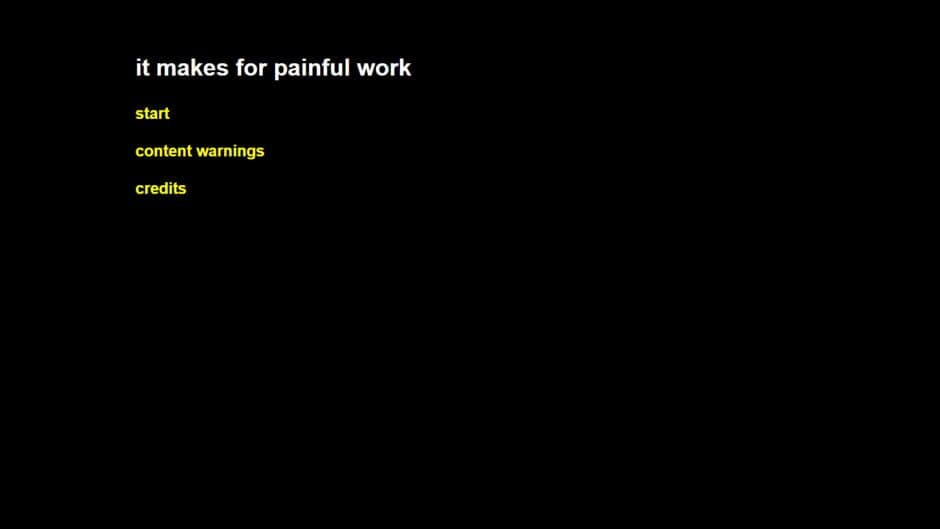 Скриншот 1 из It Makes for Painful Work