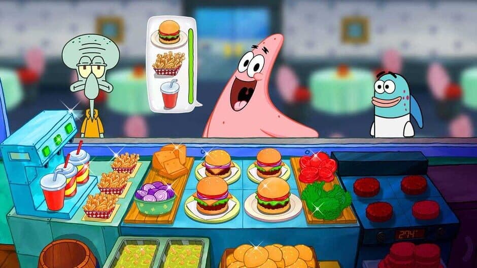 Скриншот 1 из SpongeBob: Krusty Cook-Off - Extra Krusty Edition
