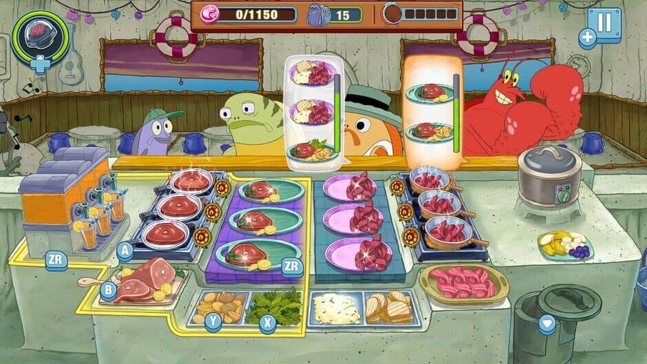 Скриншот 2 из SpongeBob: Krusty Cook-Off - Extra Krusty Edition