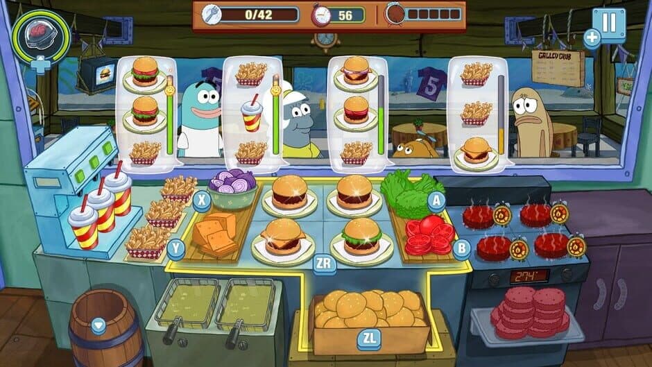 Скриншот 3 из SpongeBob: Krusty Cook-Off - Extra Krusty Edition