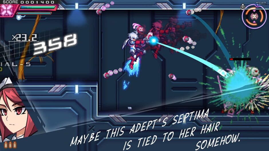 Скриншот 2 из Azure Striker Gunvolt Trilogy Enhanced