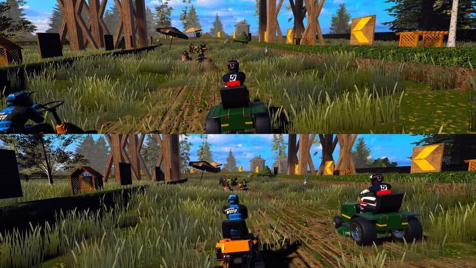 Скриншот 3 из Lawn Mower Racing