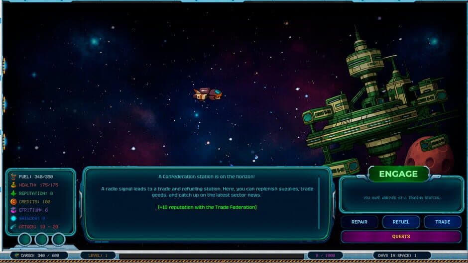 Скриншот 2 из Stellar Freight: Echoes of the Void