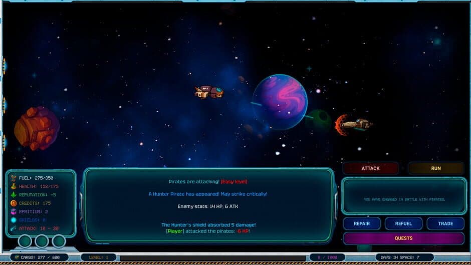 Скриншот 1 из Stellar Freight: Echoes of the Void
